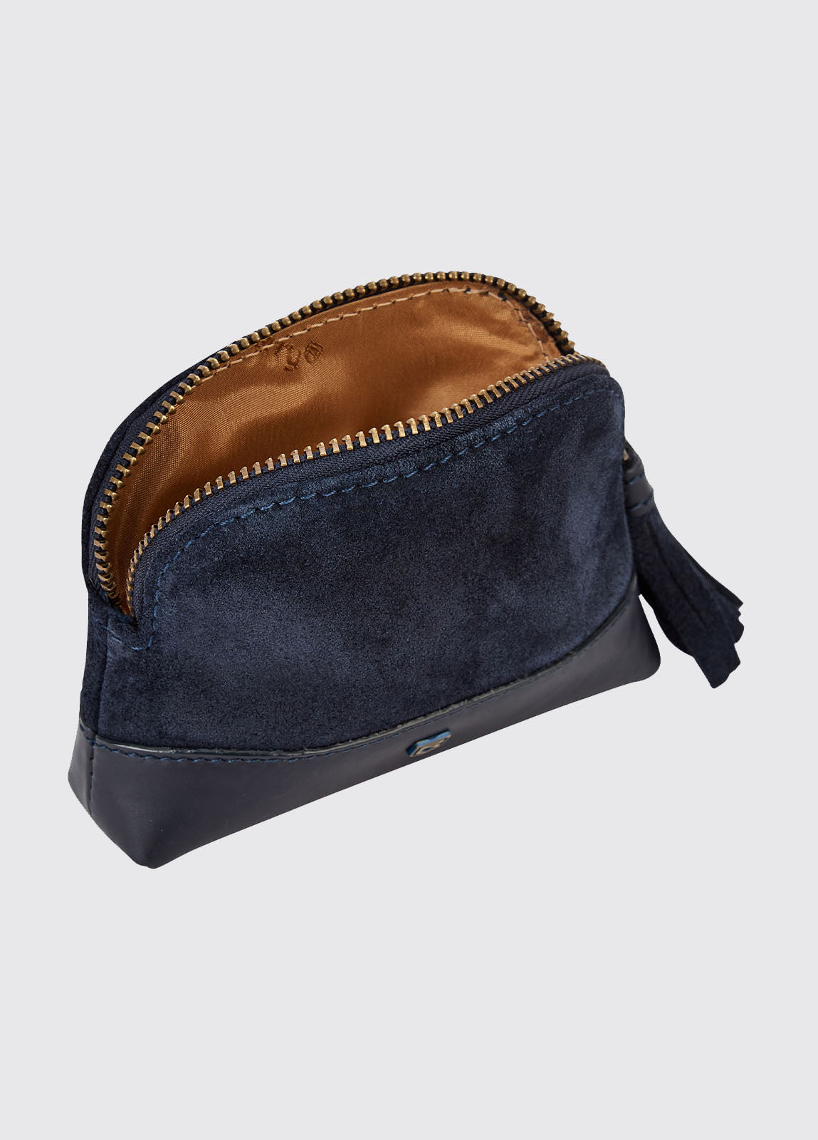 Richmond Suede Purse - French Navy