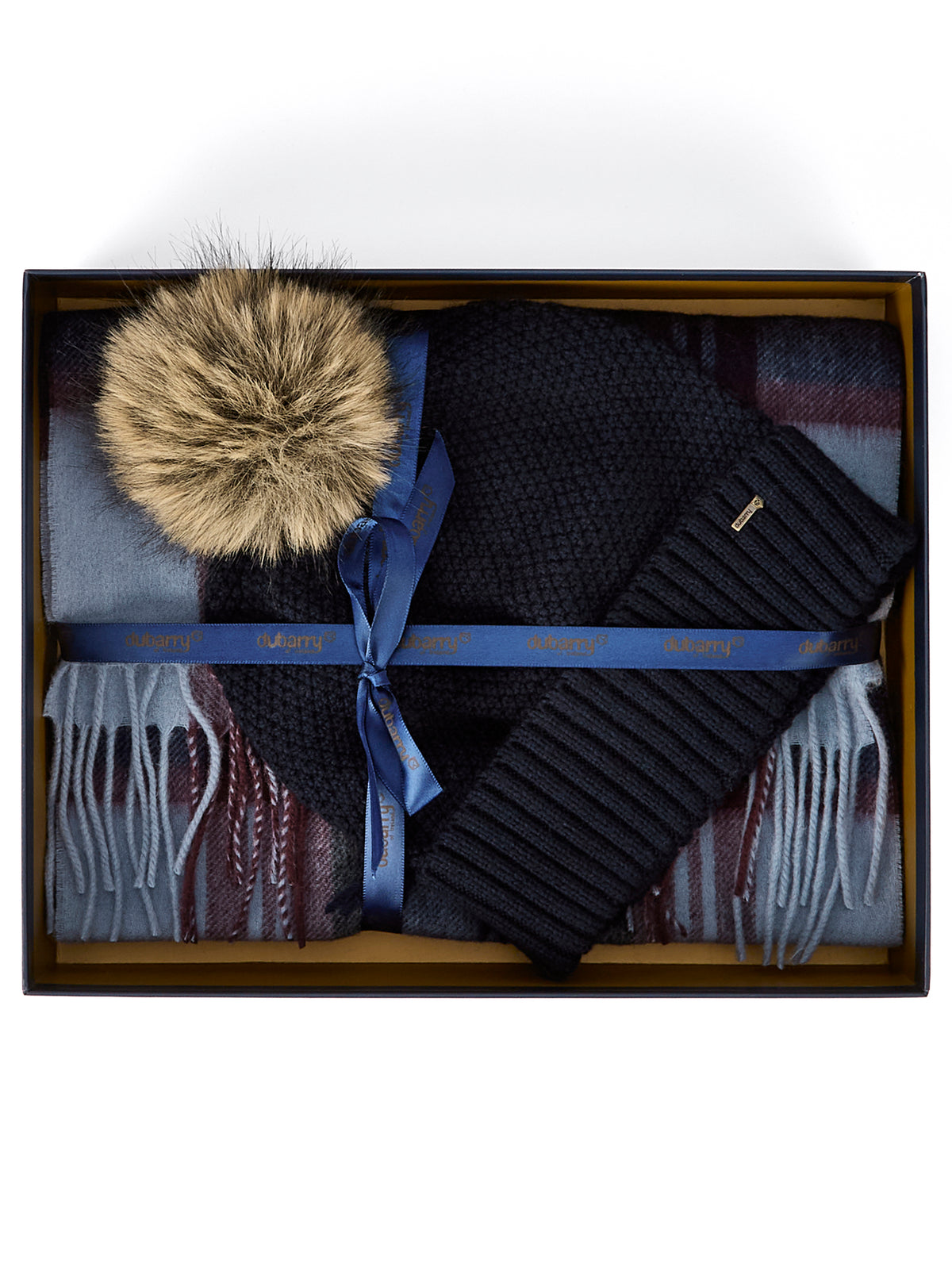 Newbawn Hat & Scarf Set - Navy