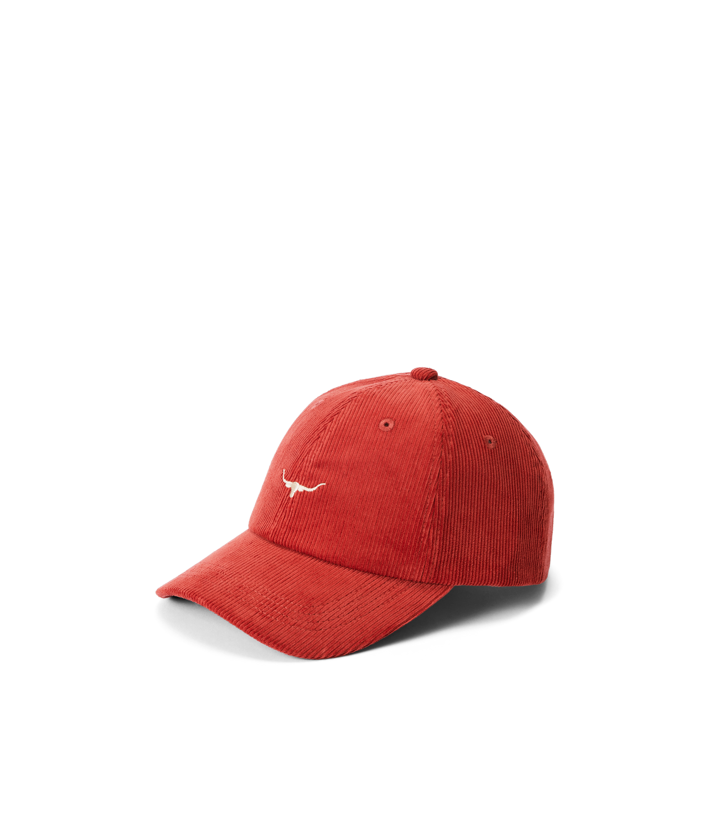 Mini Longhorn Cord Cap - Crimson