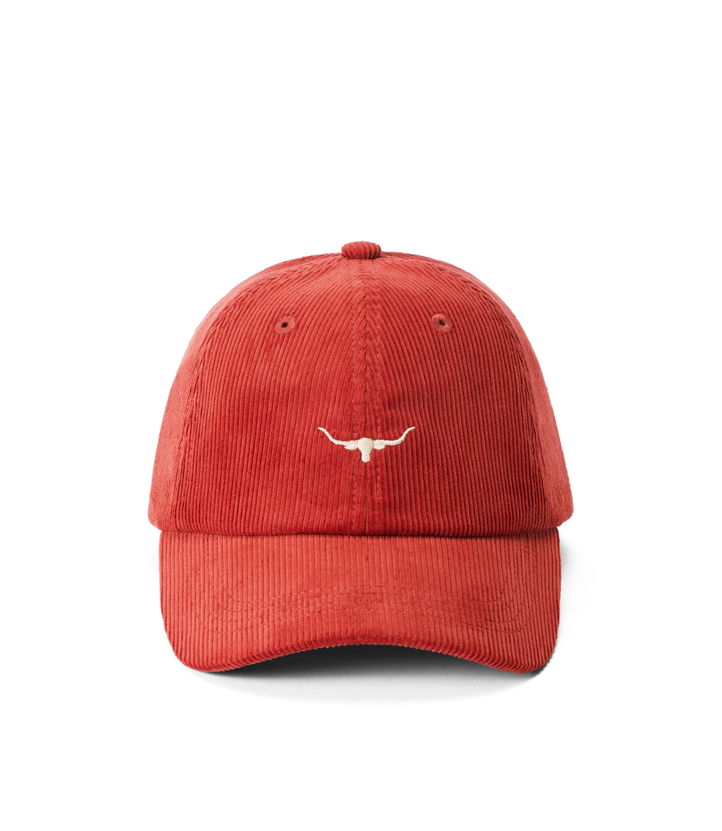 Mini Longhorn Cord Cap - Crimson