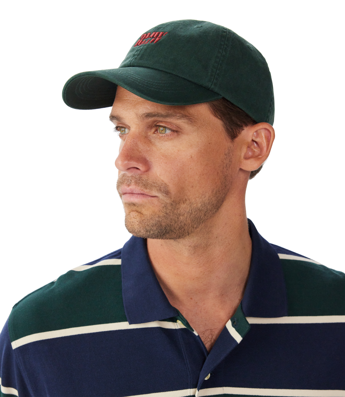 Branded Twill Cap - Pine