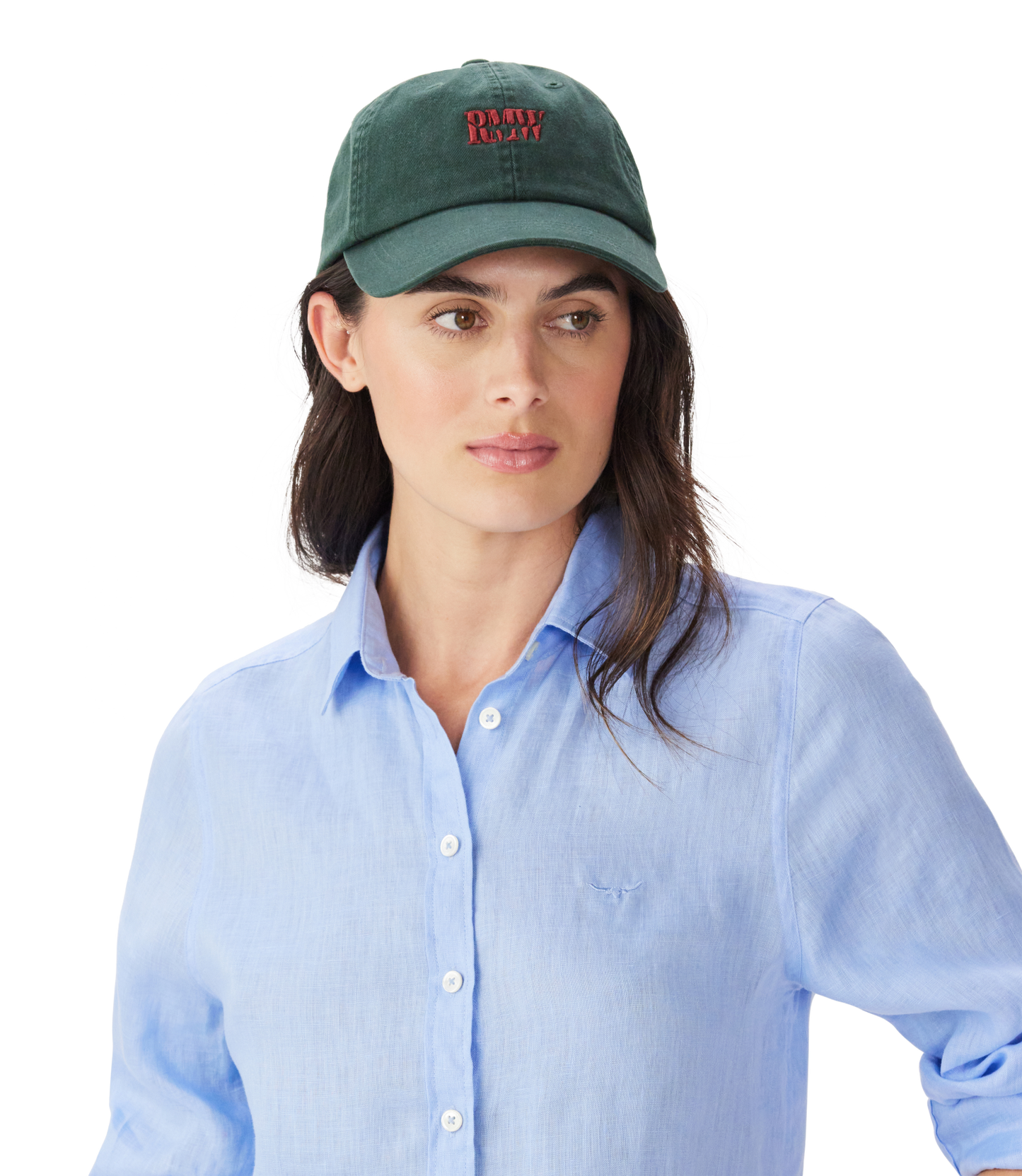 Branded Twill Cap - Pine