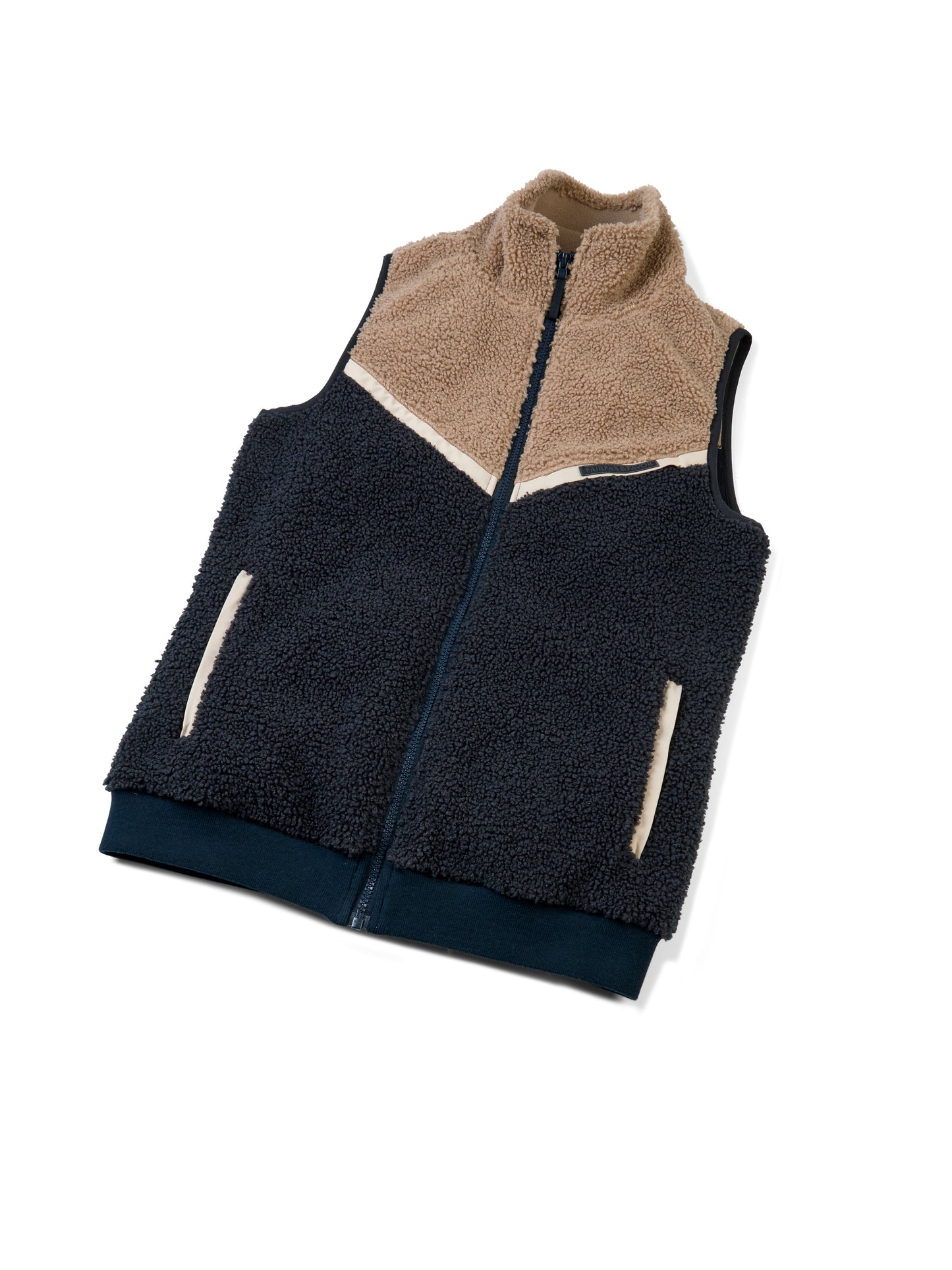 Ava Fleece Gilet - Tricolour