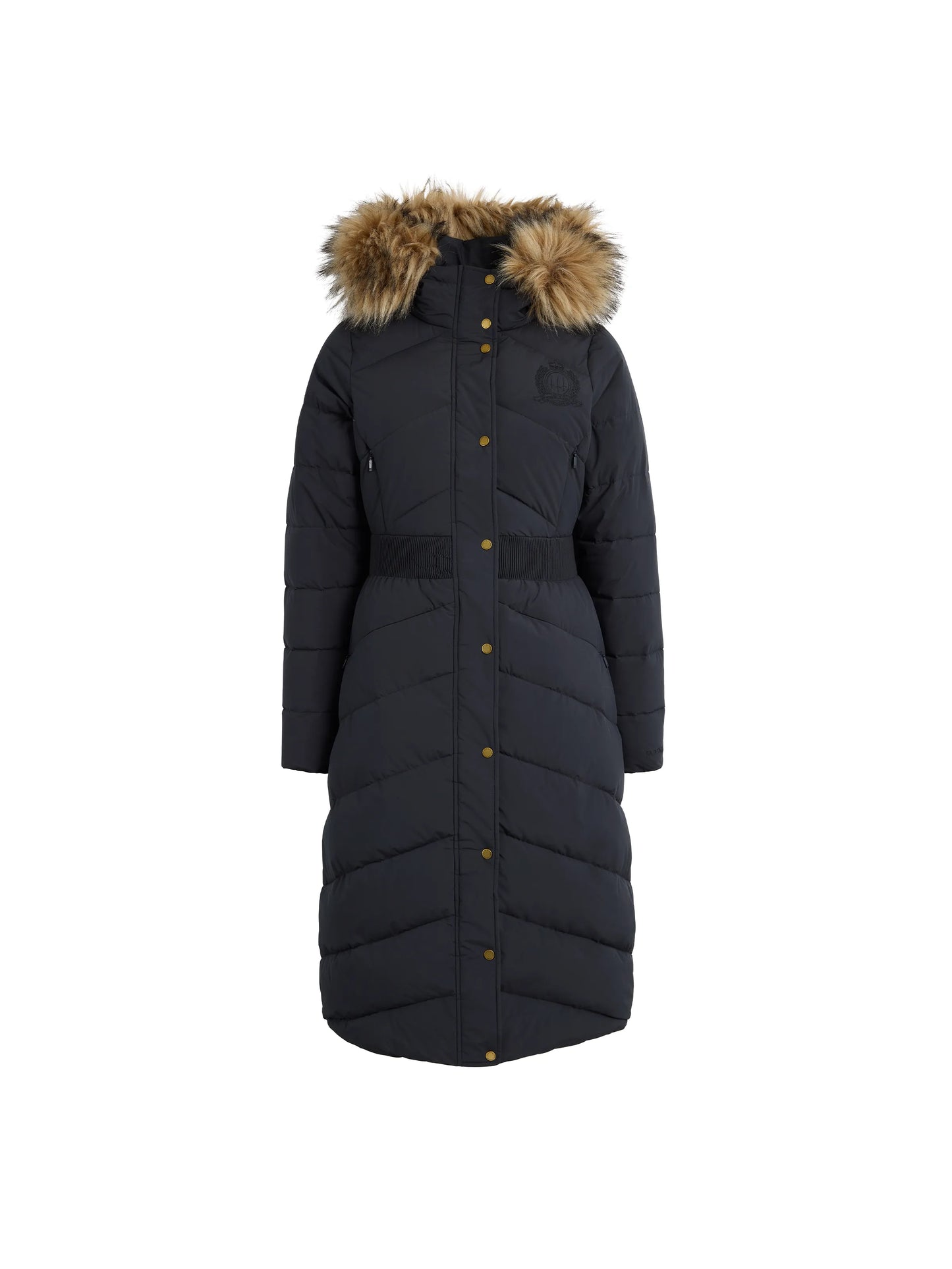 Lexi Padded Longline Coat - Navy