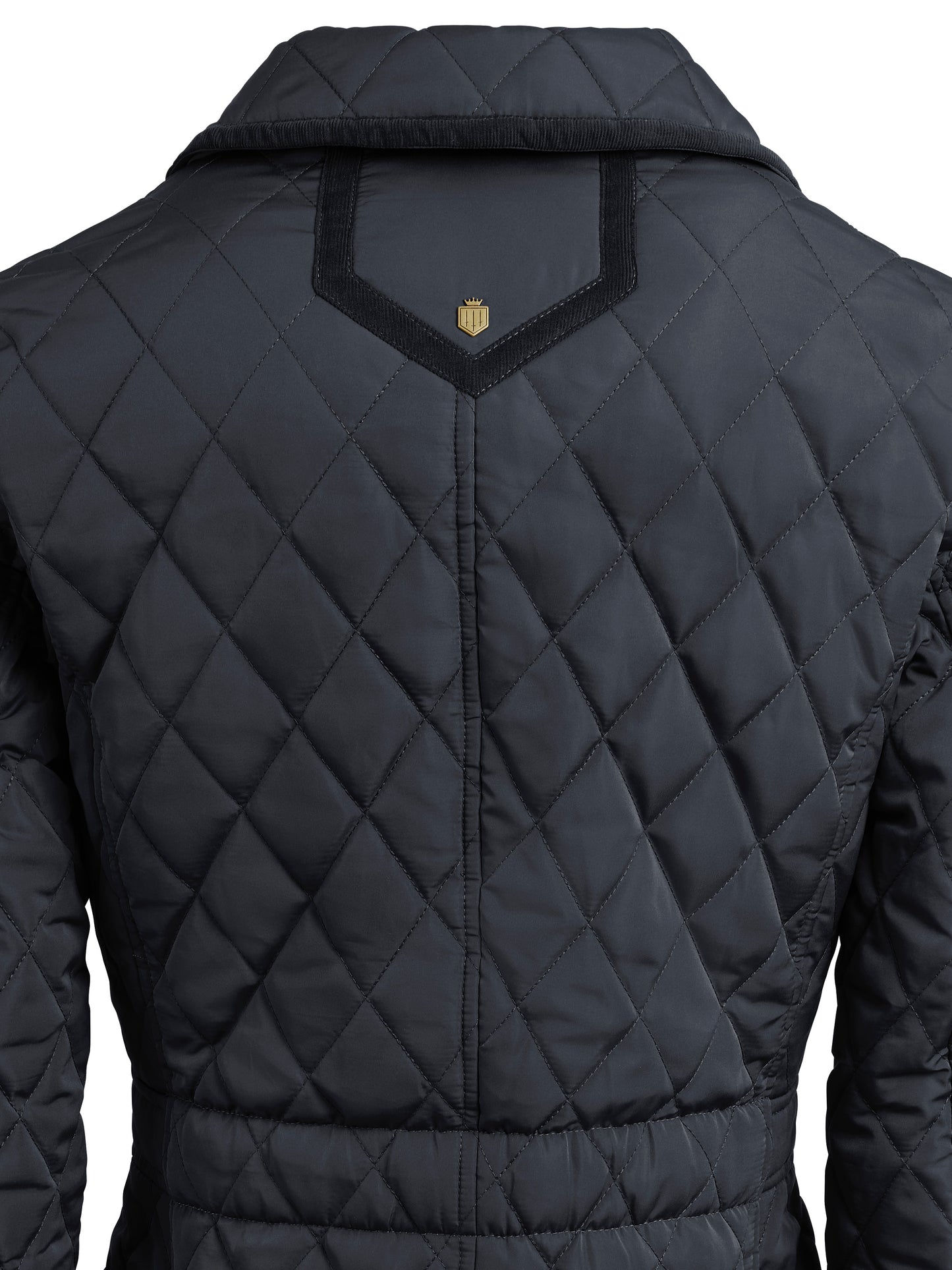 The Bella Quilted Jacket - Navy