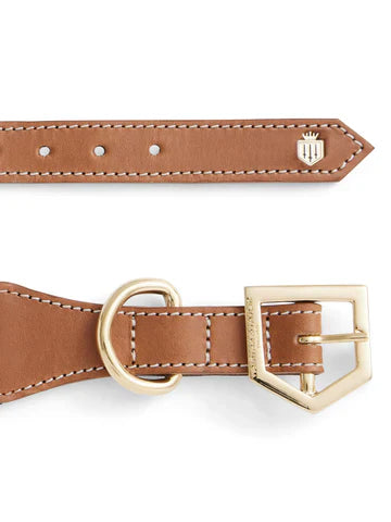 Boston Dog Collar - Tan Leather