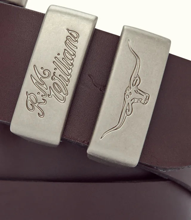 Drover Belt - Chestnut with Brushed Nickel Buckle