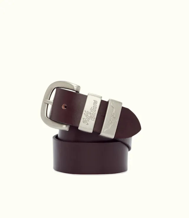 Drover Belt - Chestnut with Brushed Nickel Buckle