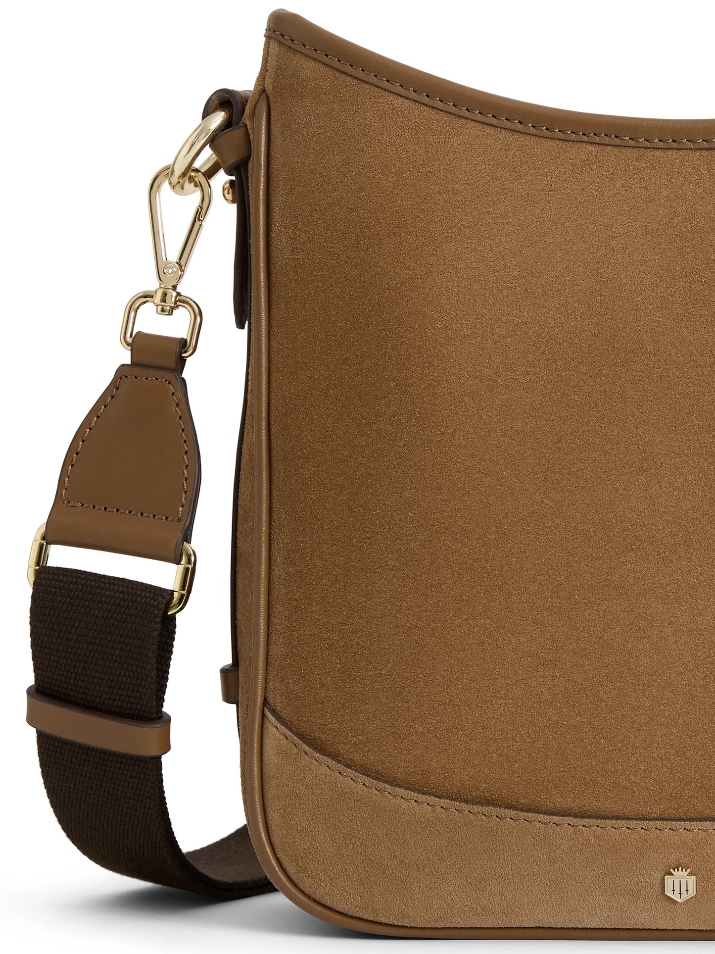Dartmoor Messenger Bag - Tan Suede