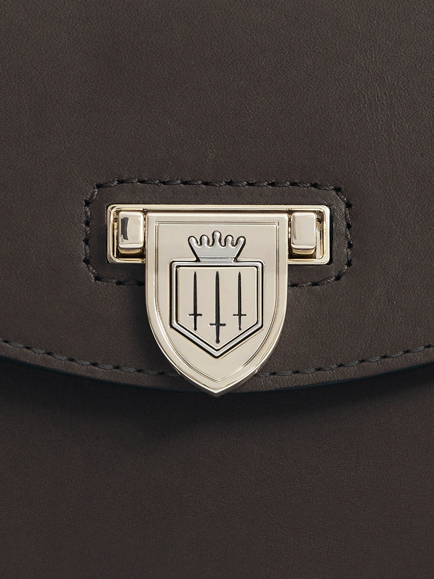 Mini Blenheim Handbag Mahogany Leather