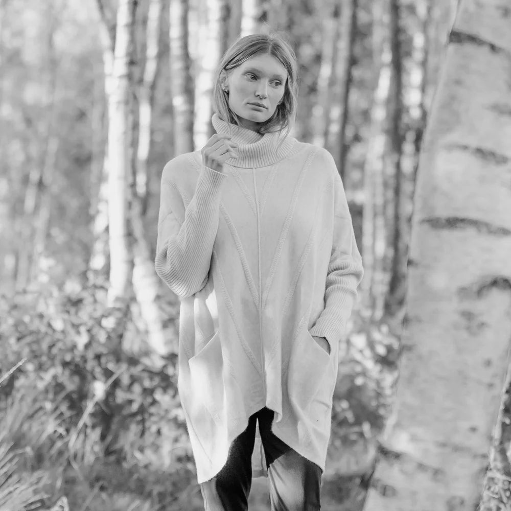 Cable Knit Jumper - Khaki