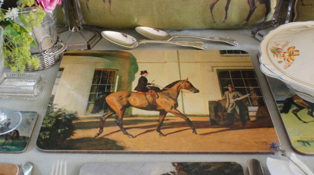 Serving Mat - My Wife, My Horse, and Myself