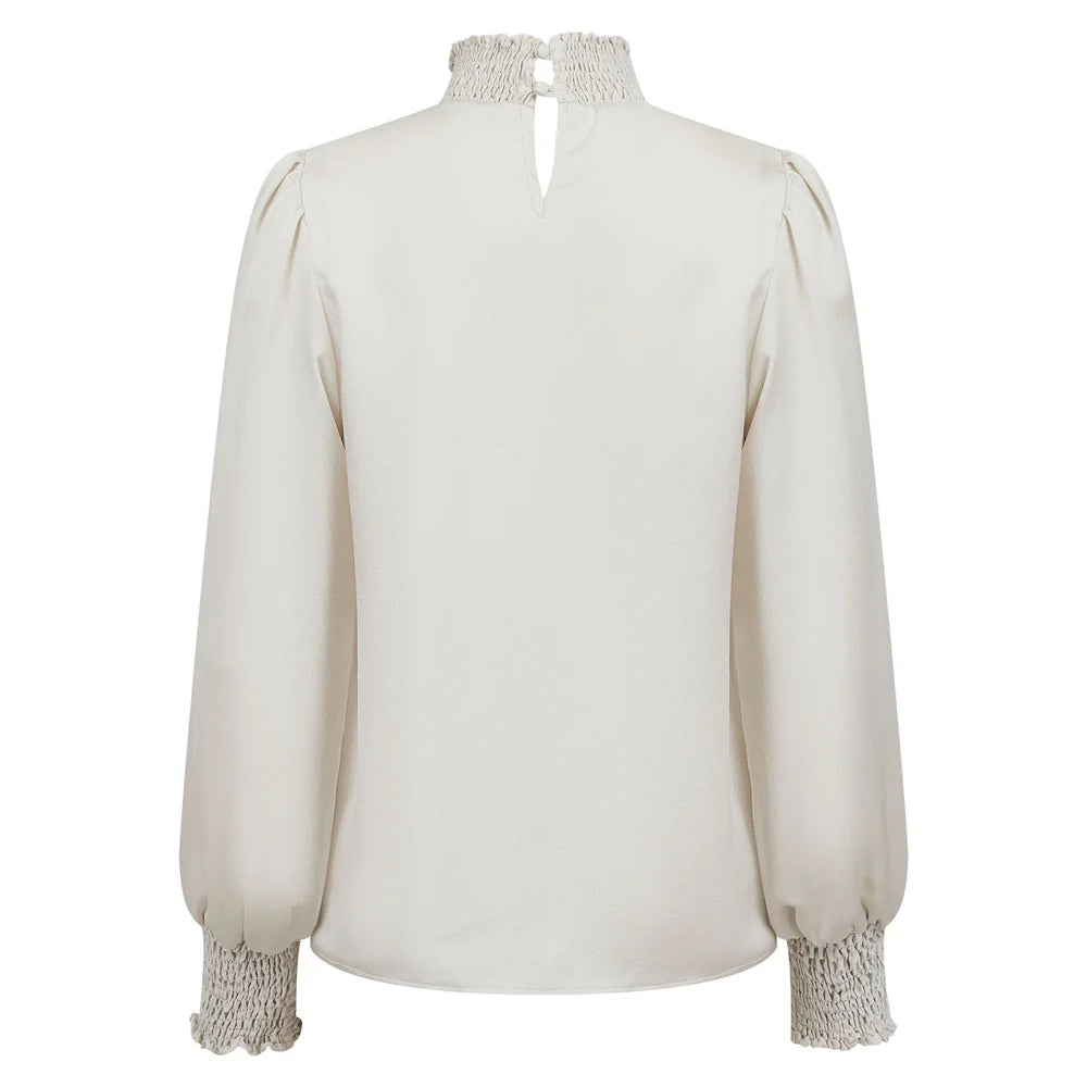 Diana Blouse - Pale Gold
