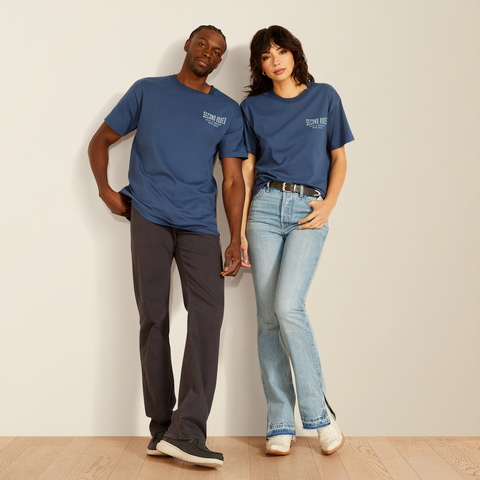 Sendero Second Rodeo T-Shirt - Dark Denim