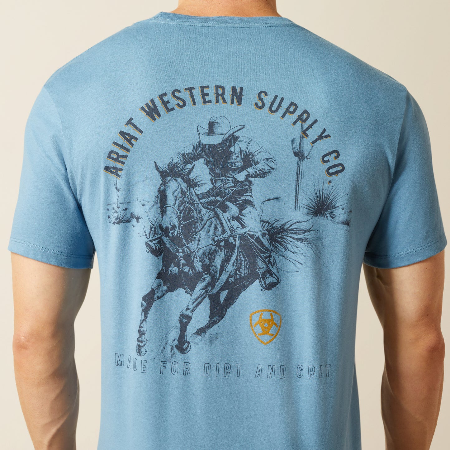 Ariat Blazing Saddle T-Shirt - Coronet Blue