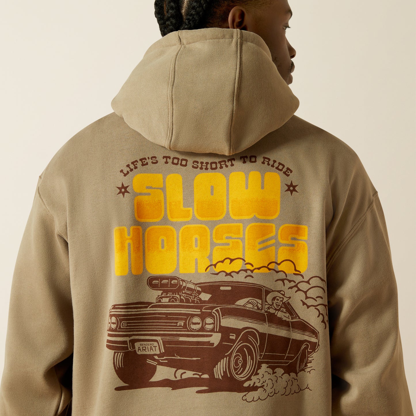 Sendero Slow Horses Hoodie - Brindle
