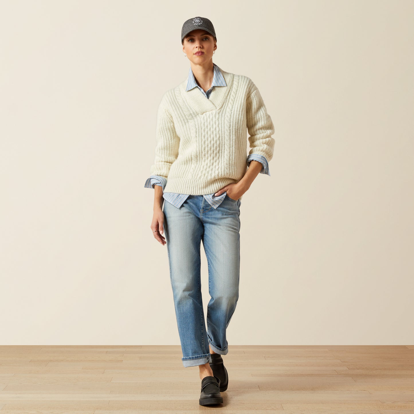 Arley Sweater - Arctic Wolf
