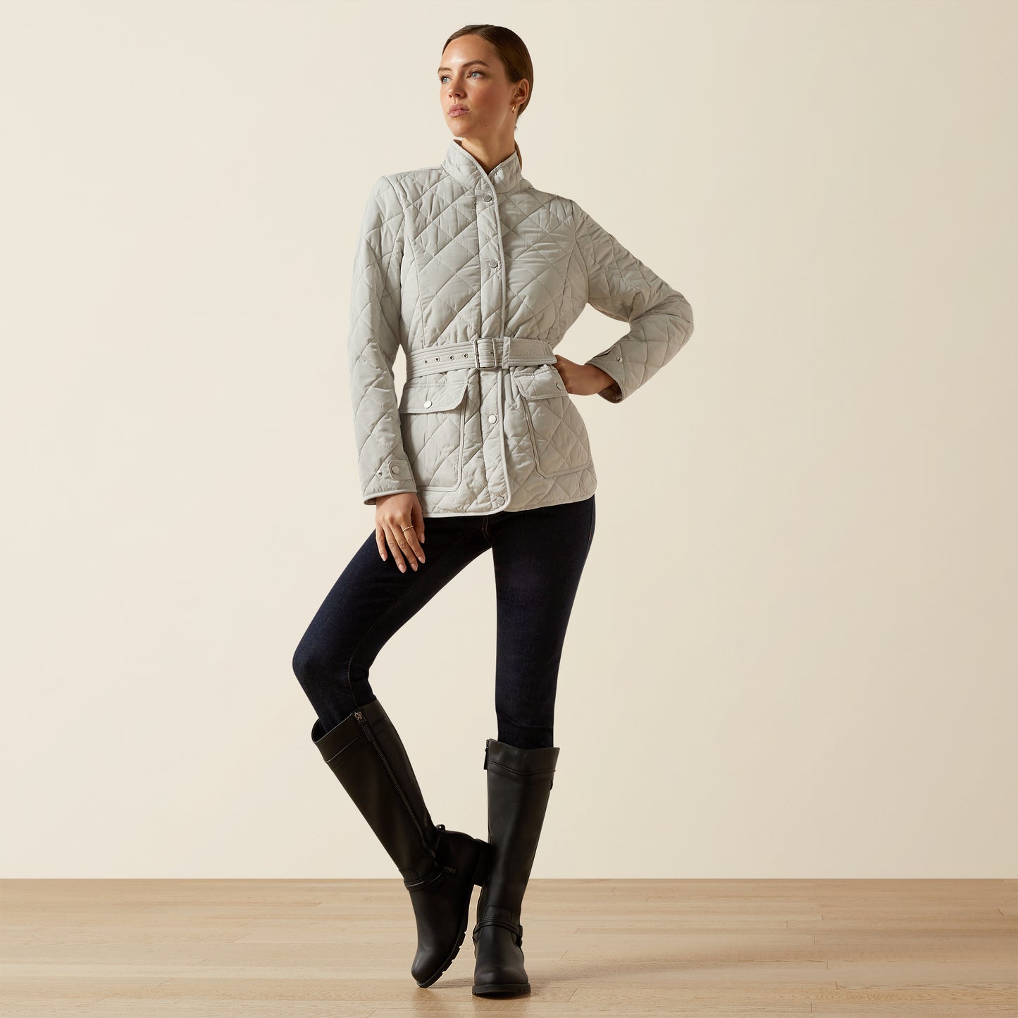 Woodside Quilted Insulated Jacket - Moonstruck