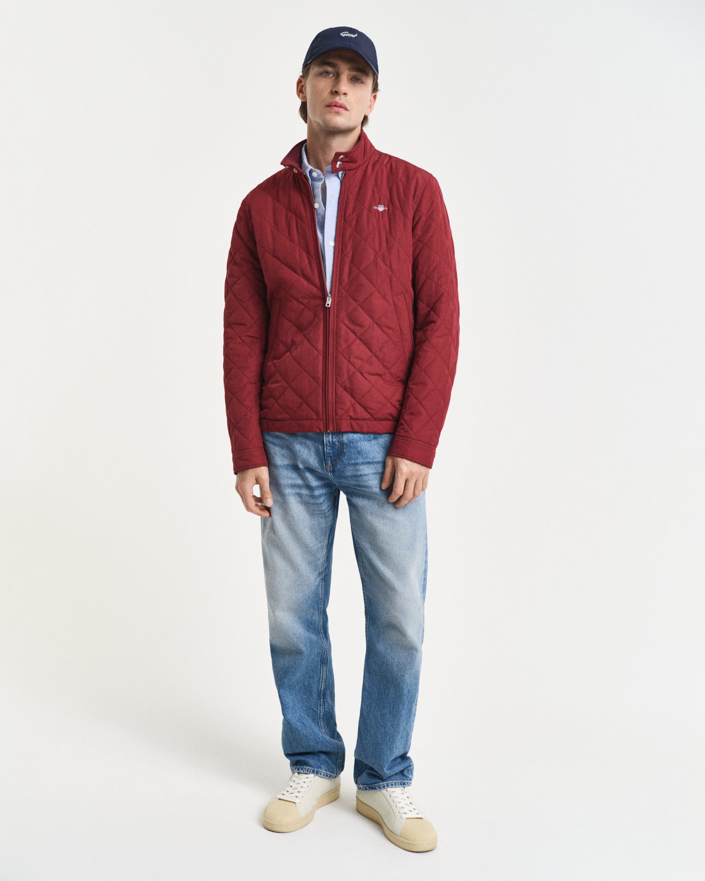 Quilted Windcheater - Plumped Red