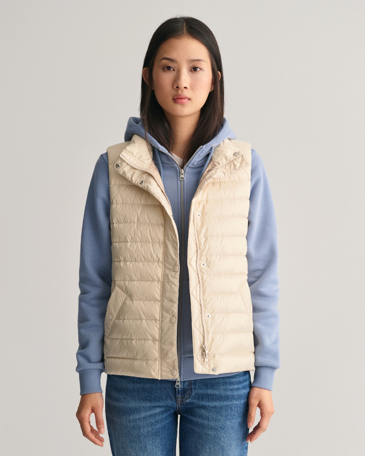 Light Down Gilet - Soft Oat