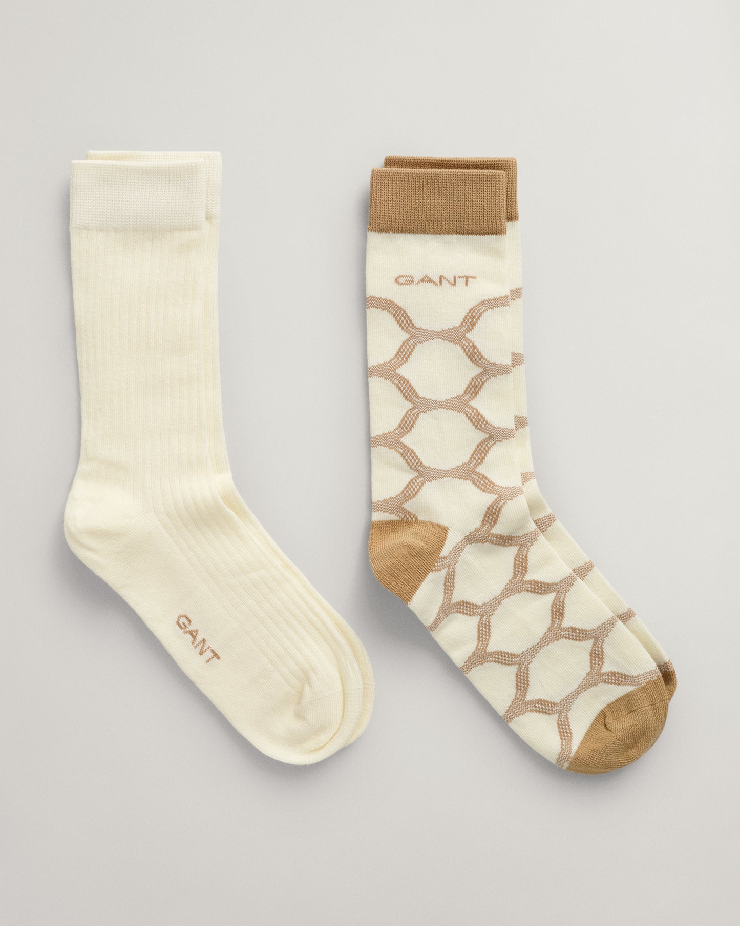 2-Pack Socks Gift Box - Dark Khaki