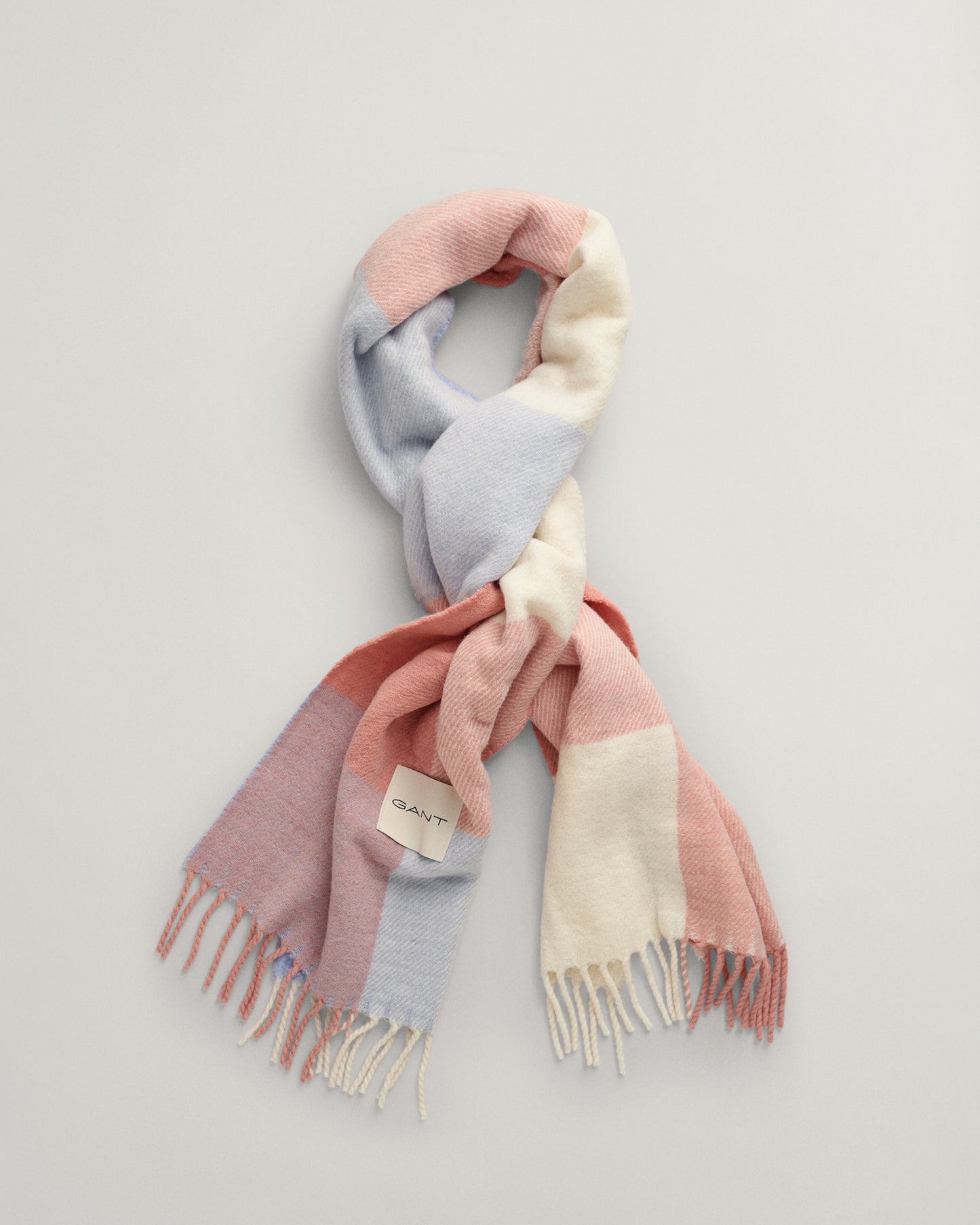 Checked Scarf - Shade Blue