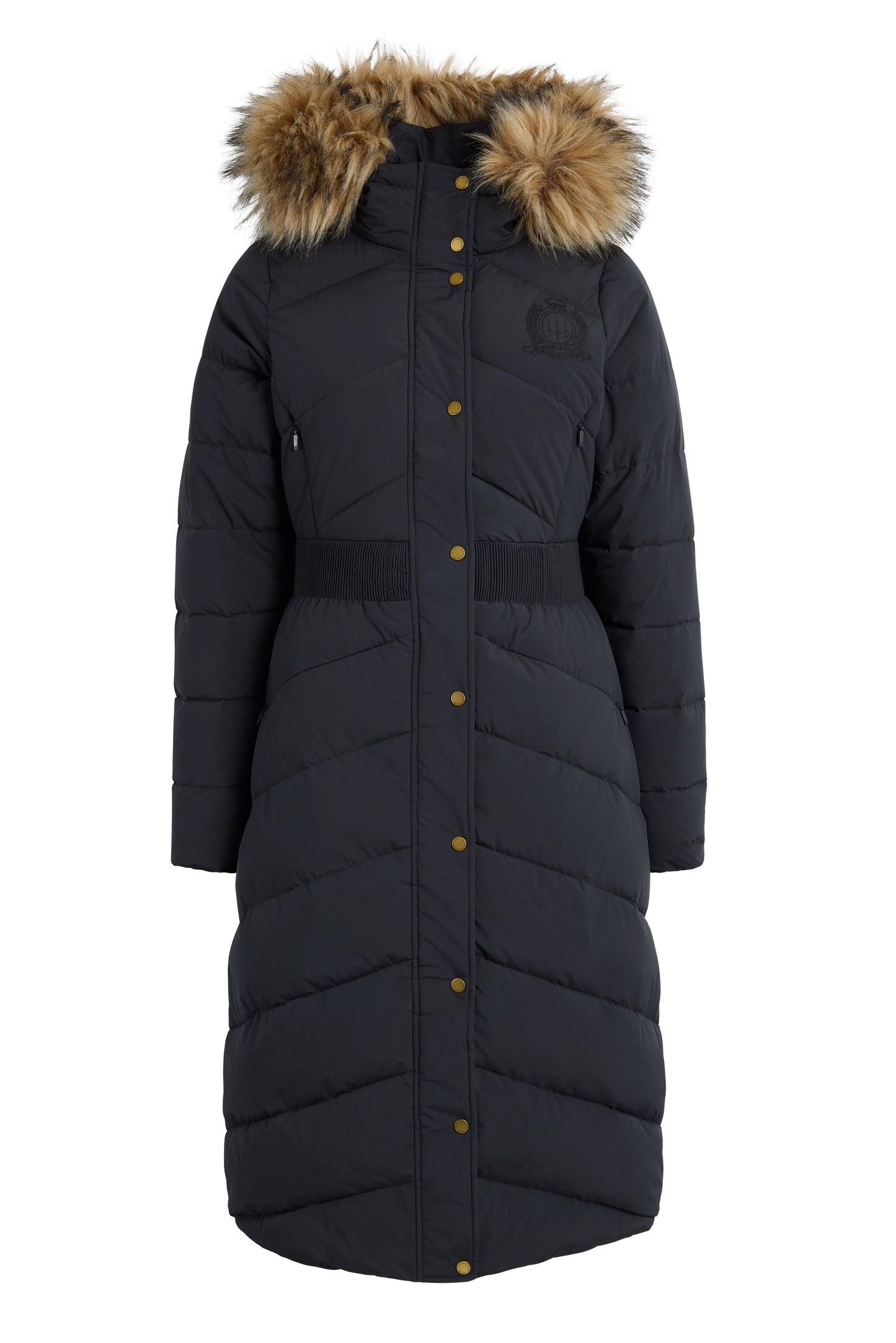 Lexi Padded Longline Coat - Navy