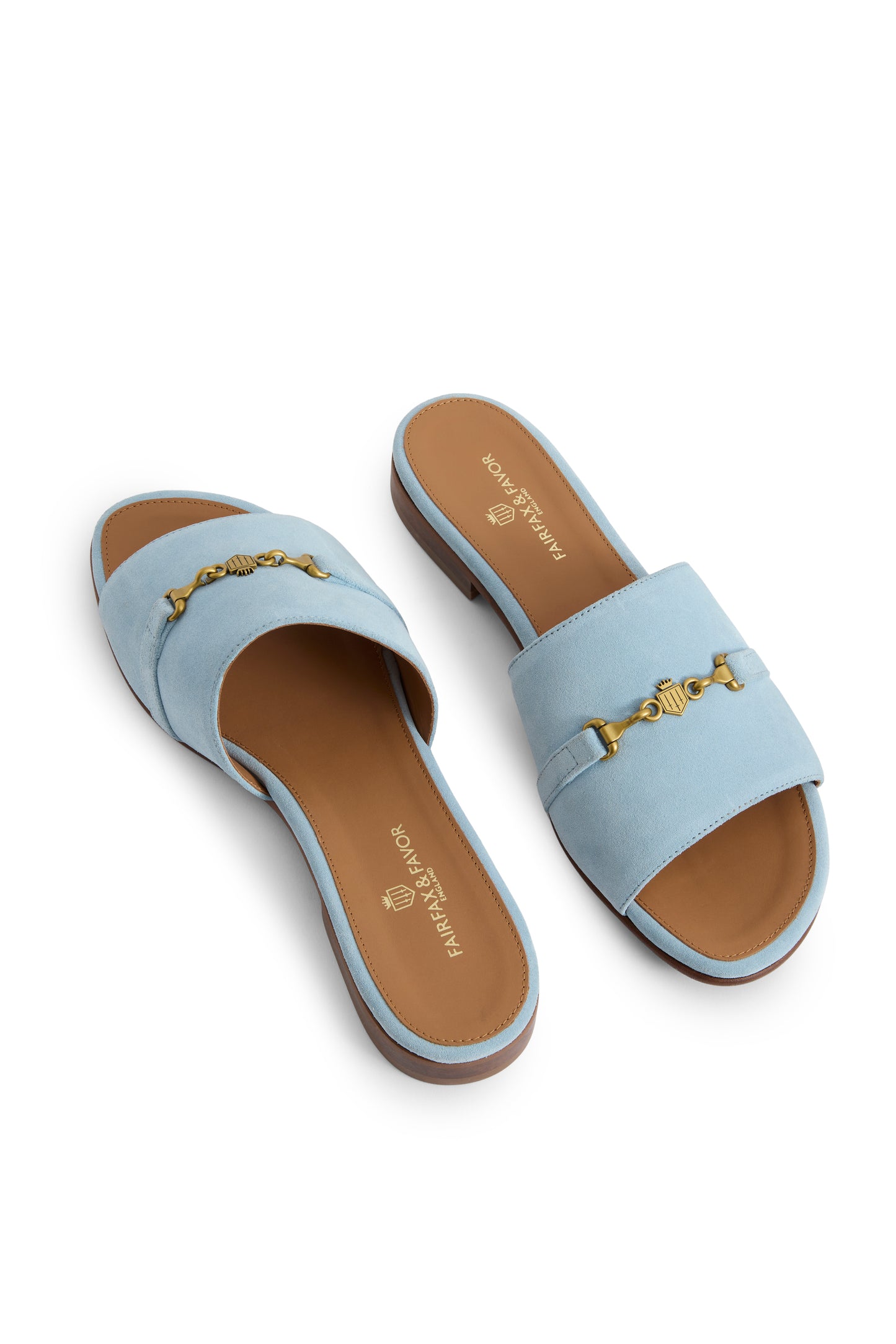 Heacham Sandal - Sky Blue Suede