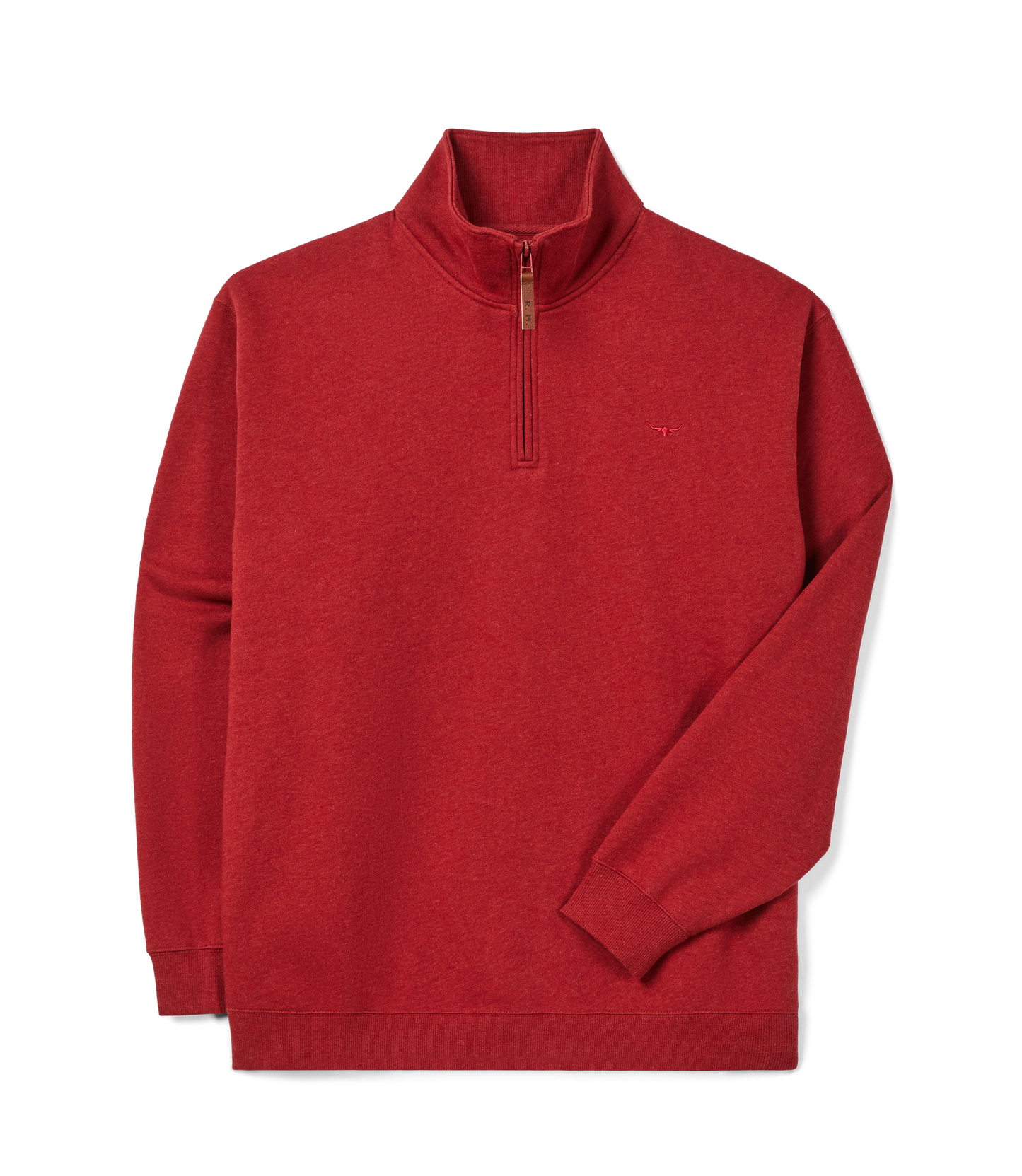 Mulyungarie 1/4 Zip Sweatshirt - Red Marle