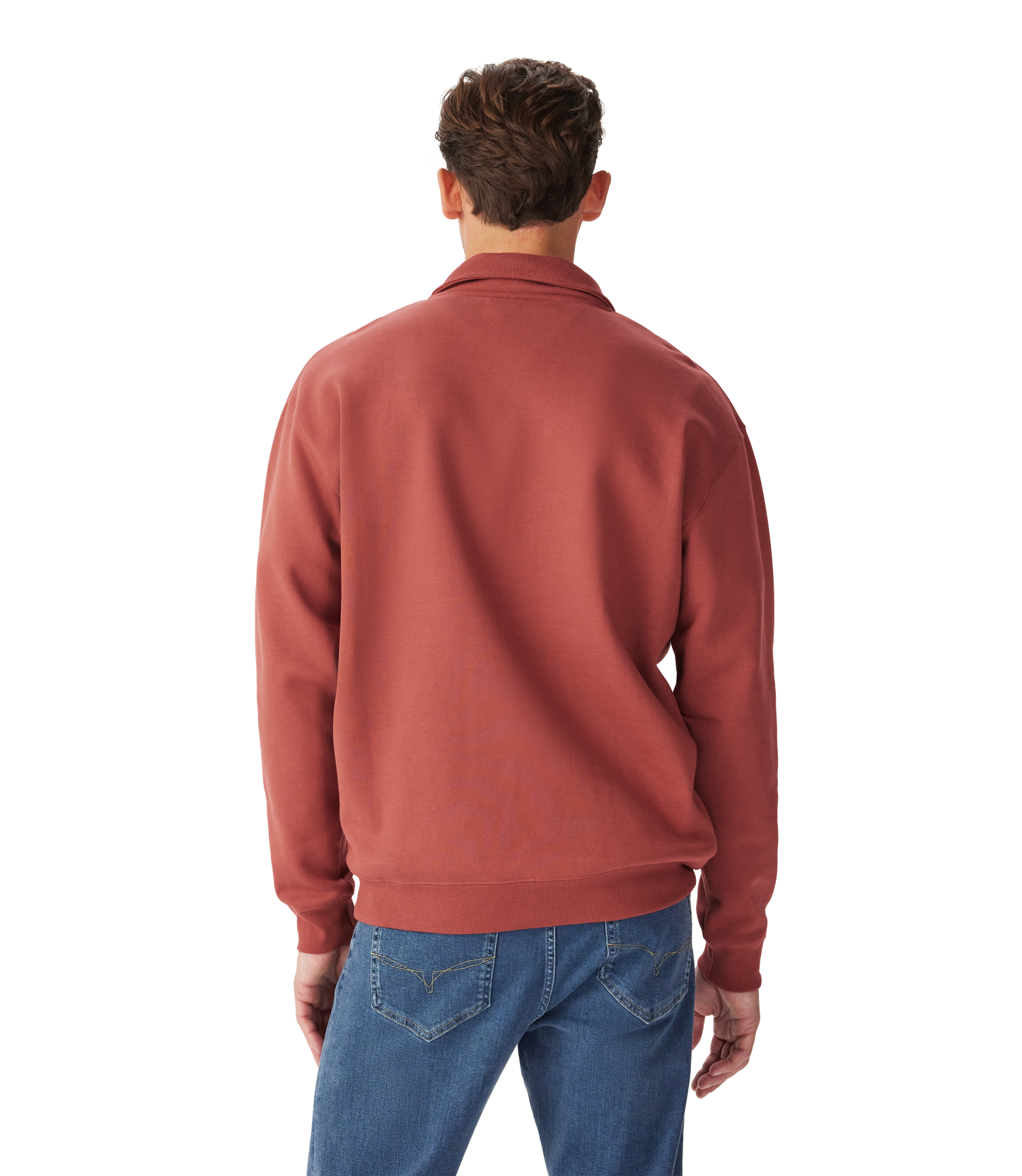 Mulyungarie 1/4 Zip Sweatshirt - Red