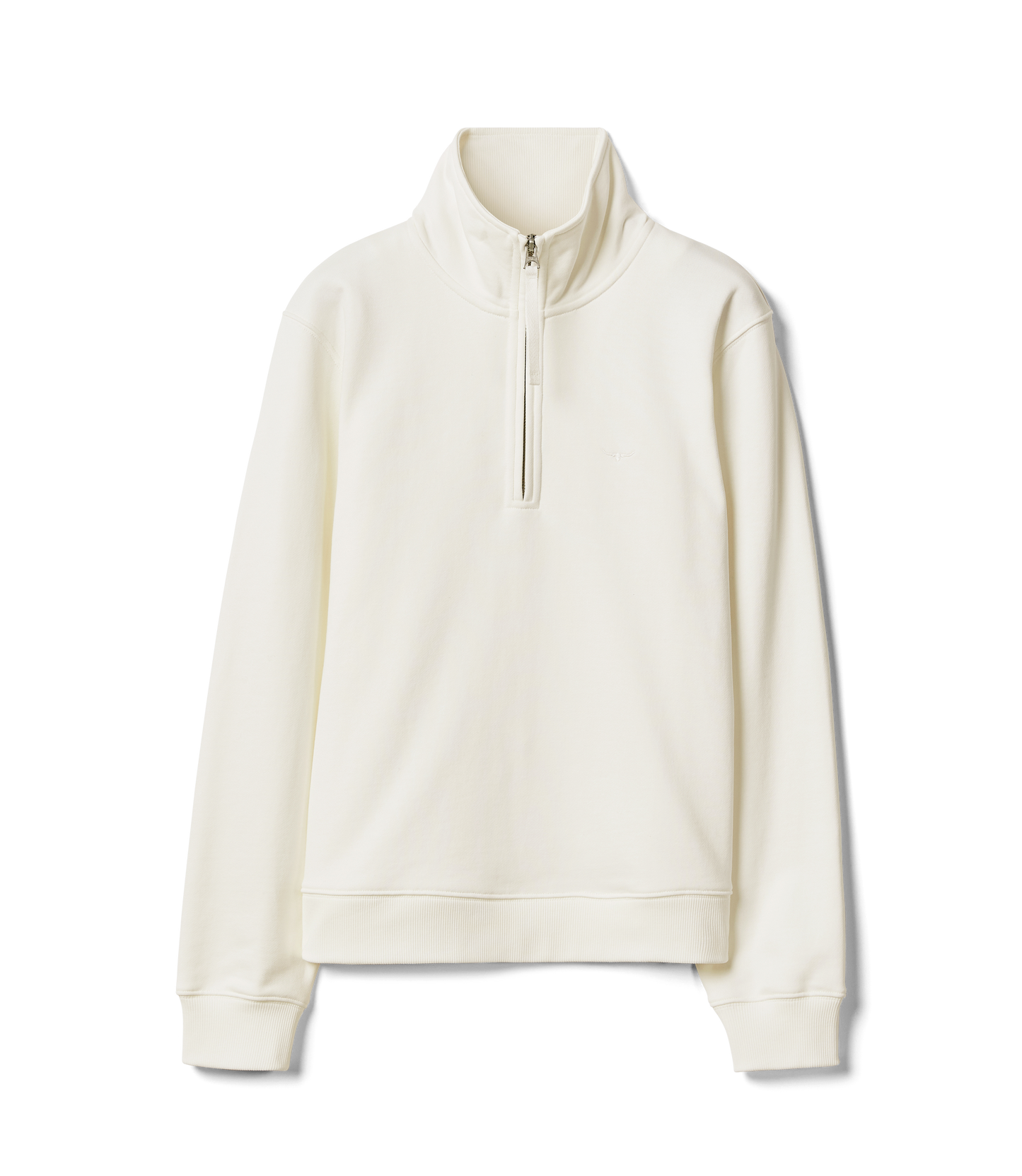 Trickett 1/4 Zip Sweatshirt - Off White