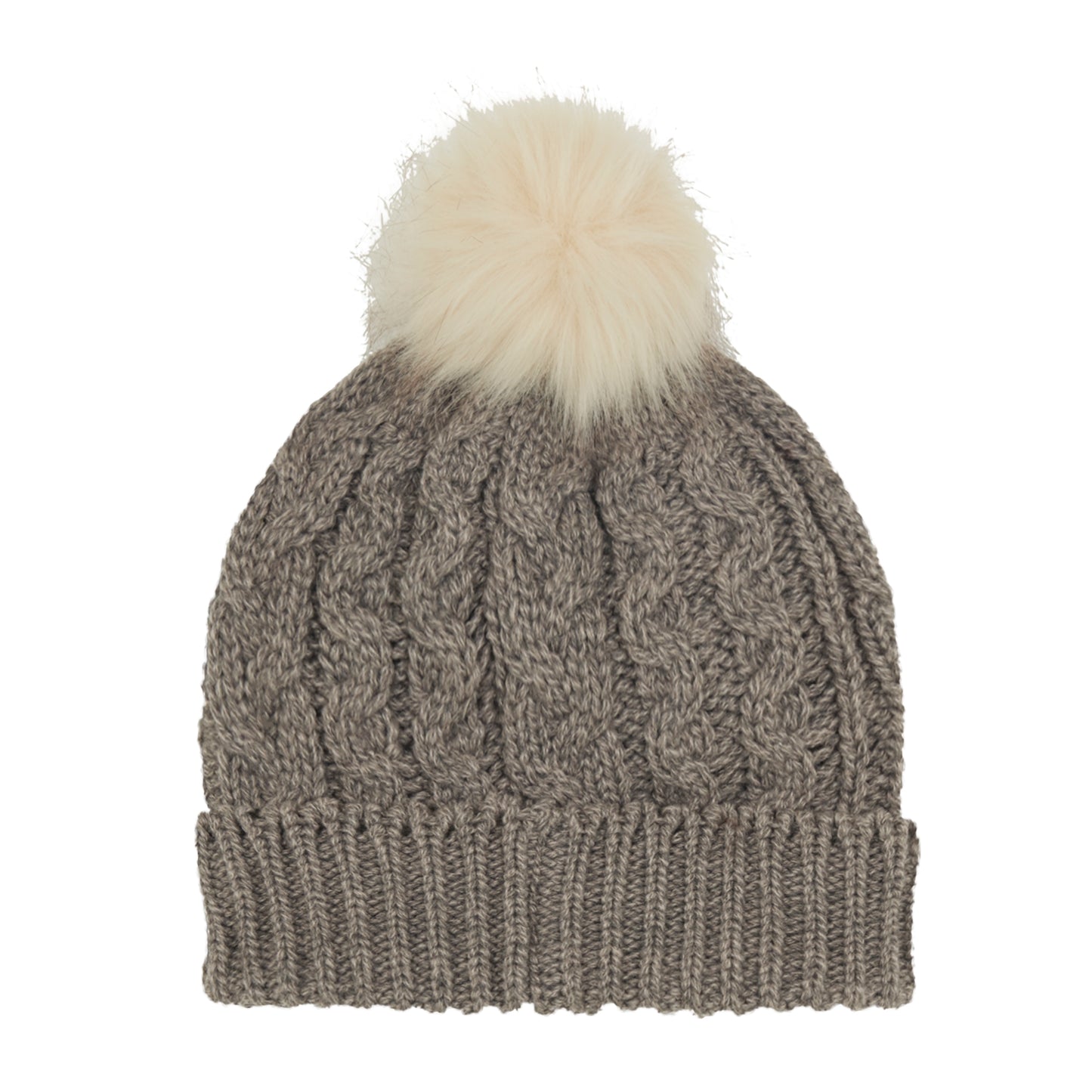 Nordic Fleck Bobble Hat - Mushroom
