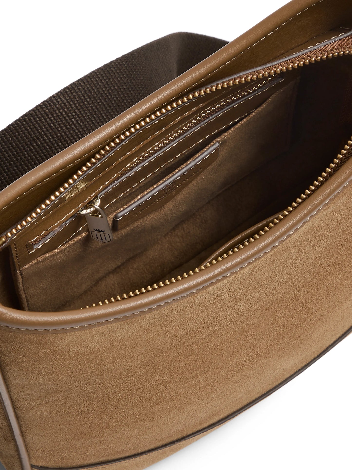 Dartmoor Messenger Bag - Tan Suede