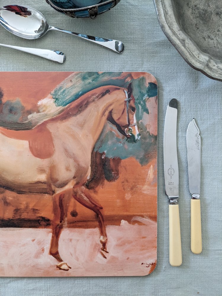 Serving Mat - Sketch of a Chestnut Horse