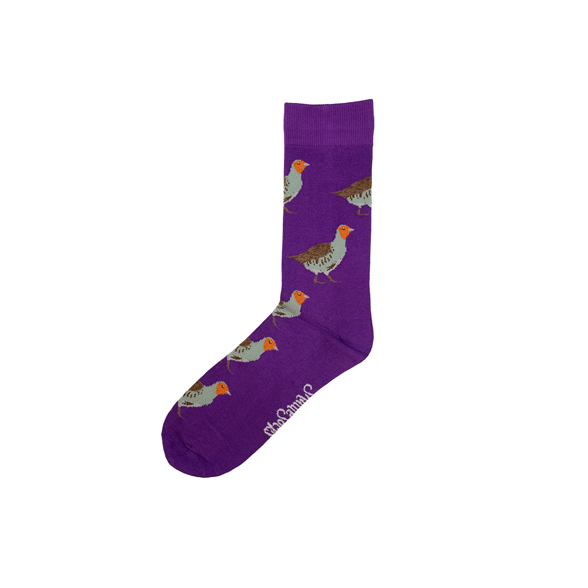 Royal Purple Partridge Socks - Adult