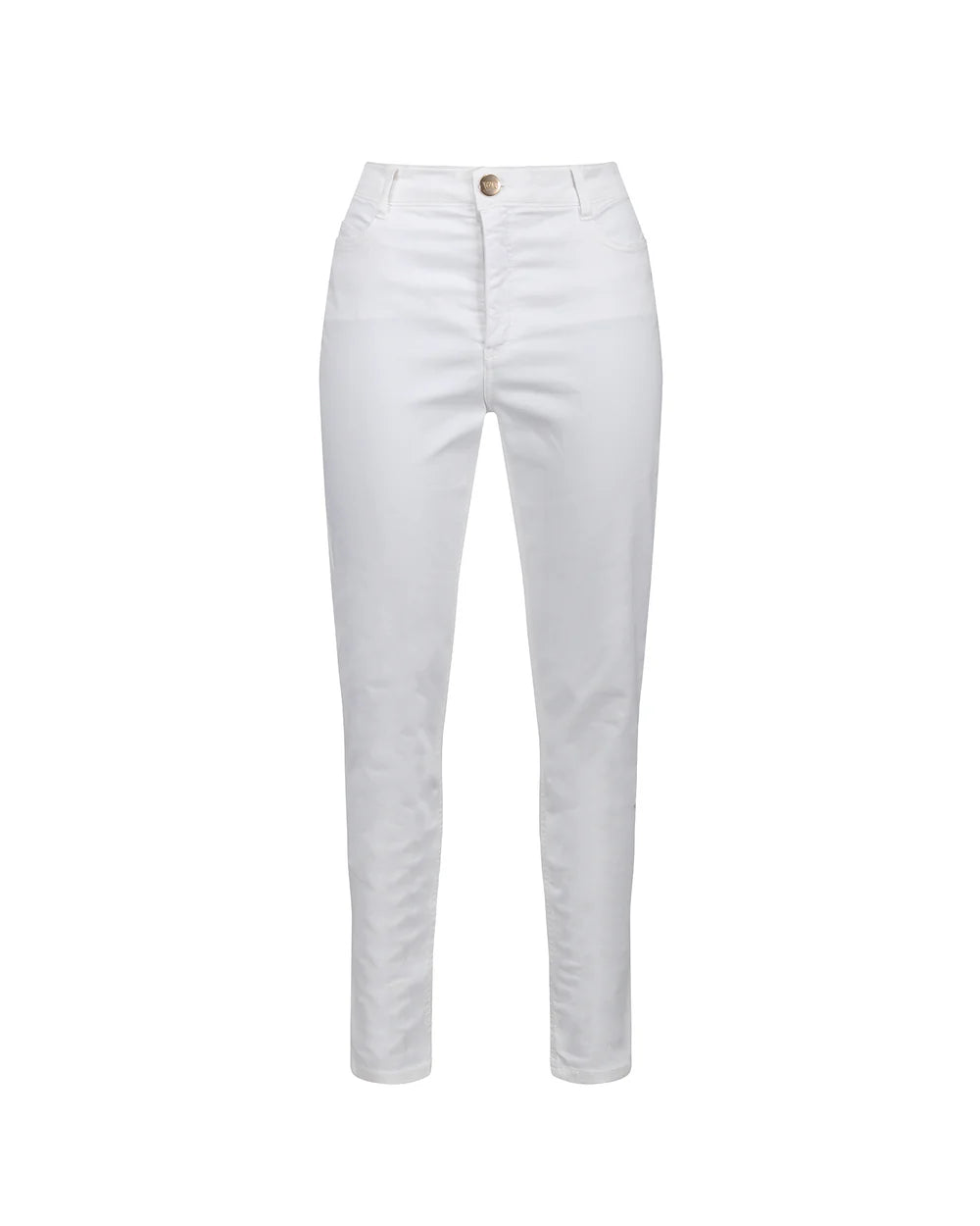 Icon High-Waisted Jeans - White