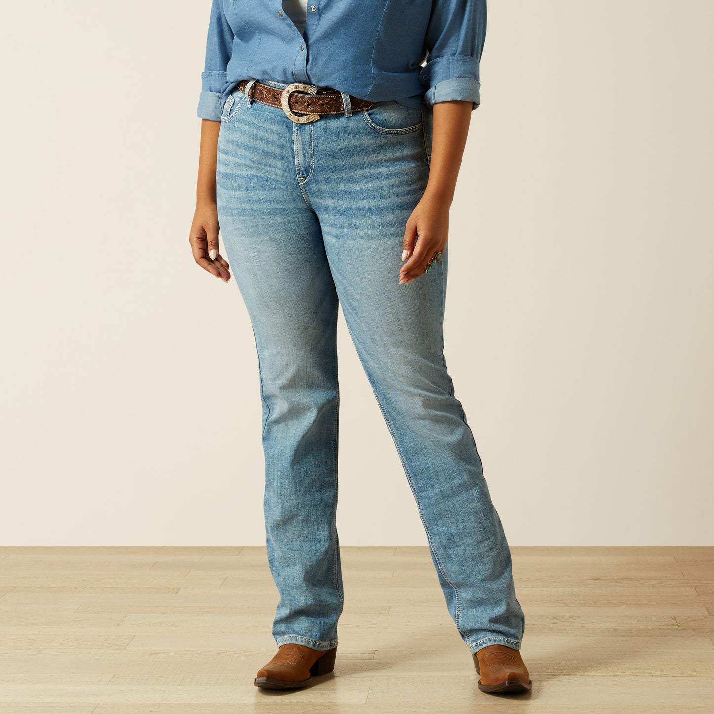 Perfect Rise Yara Straight Leg Jeans - Oklahoma