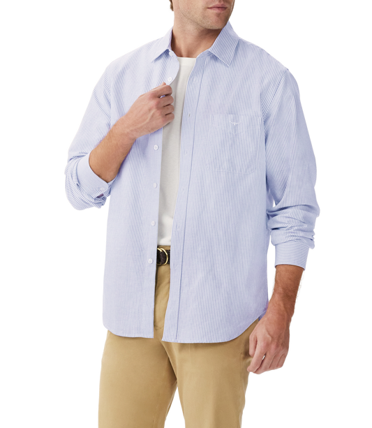 Regular Shirt - Blue/White