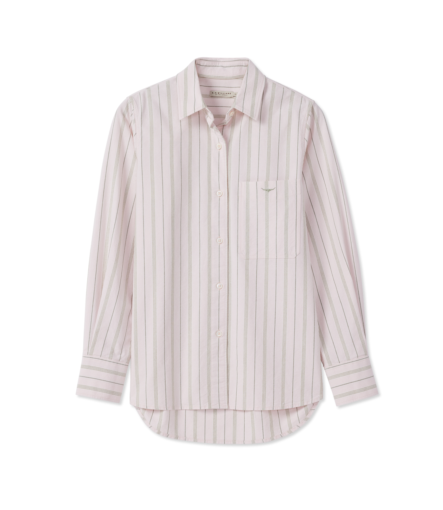 Crispin Straight Shirt - Pink Green