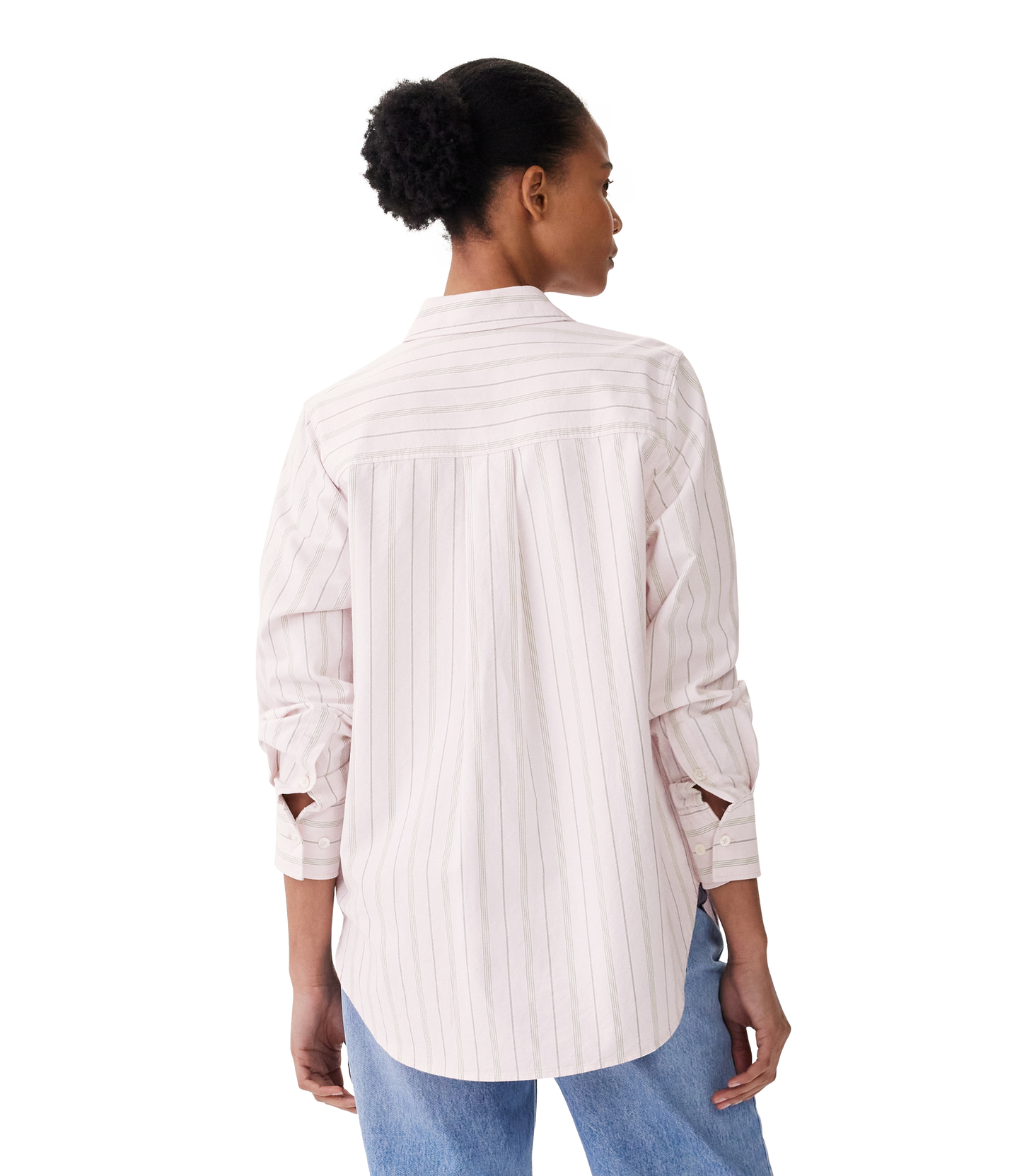 Crispin Straight Shirt - Pink Green