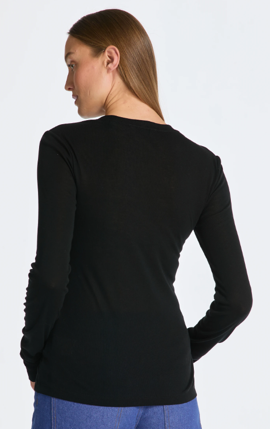 Lightweight Long Sleeve T-Shirt - Black