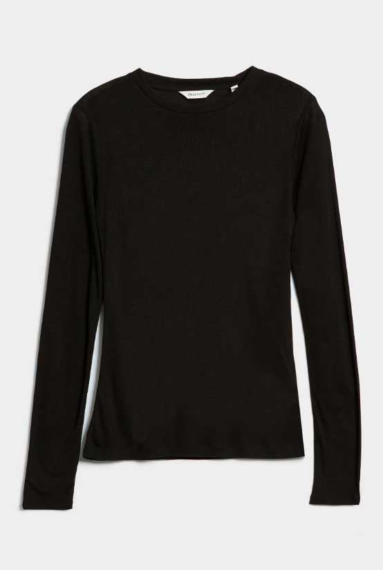 Lightweight Long Sleeve T-Shirt - Black