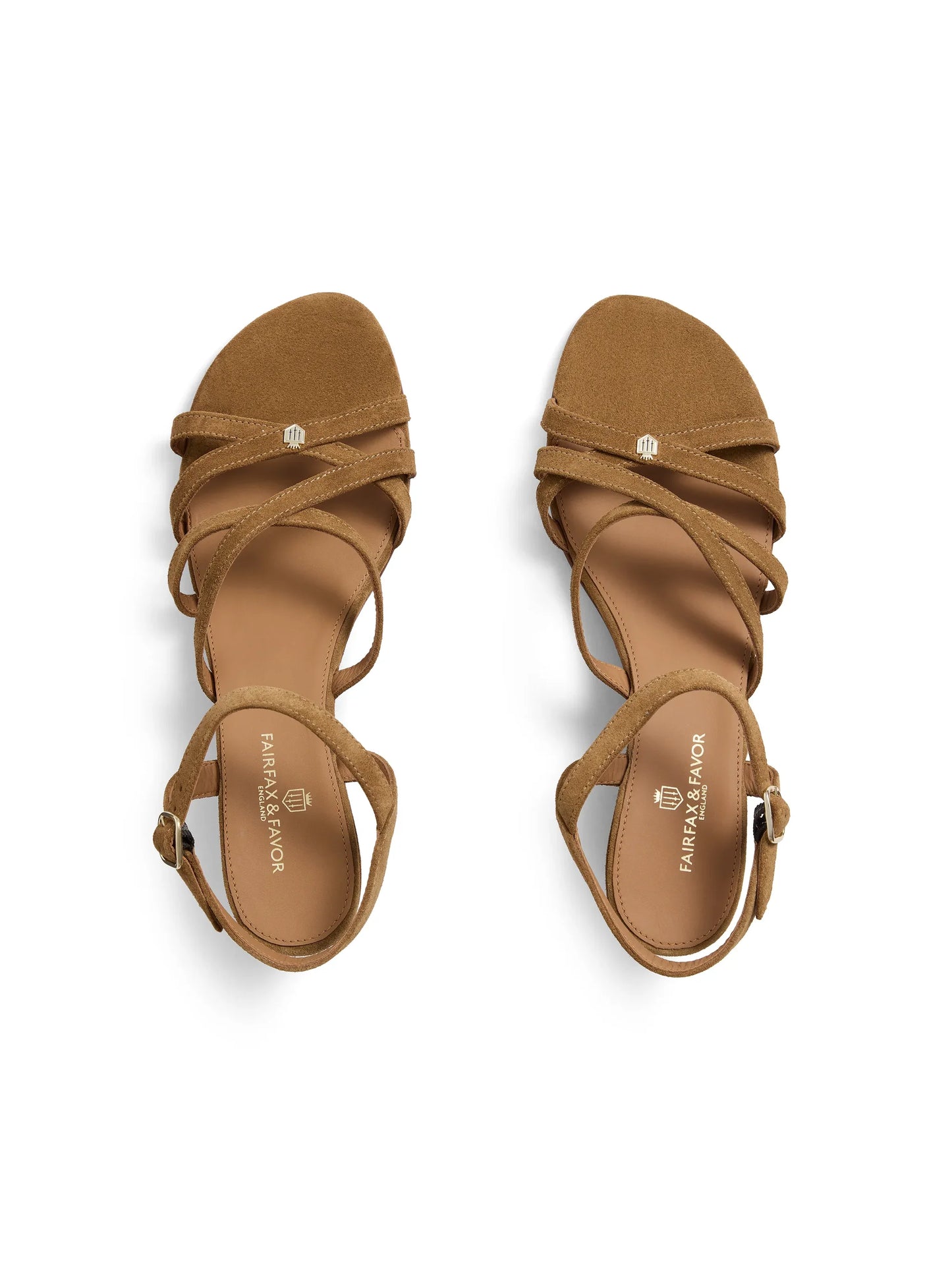 St Ives Wedge - Tan Suede