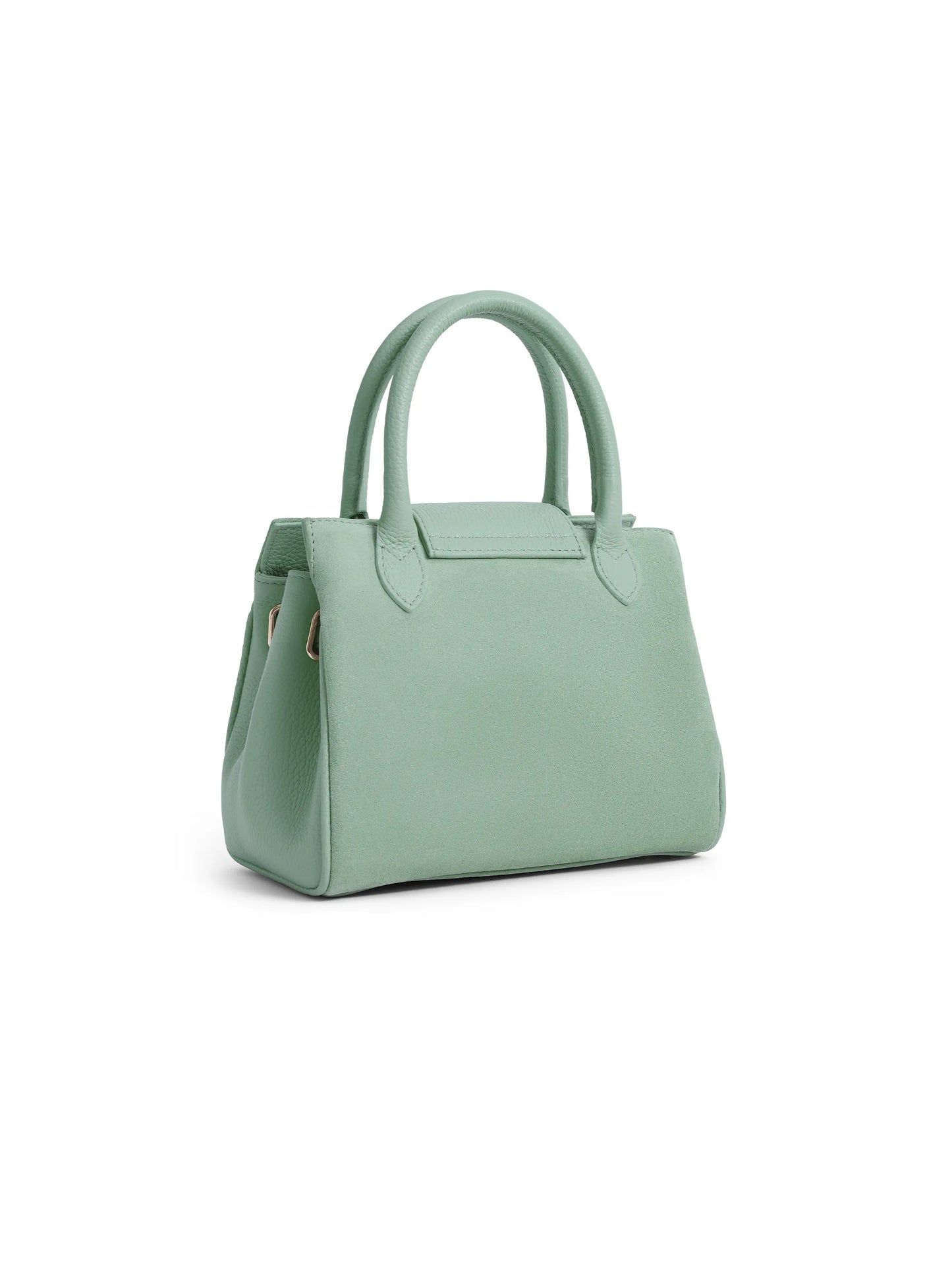 Mini Windsor Handbag - Mint Suede