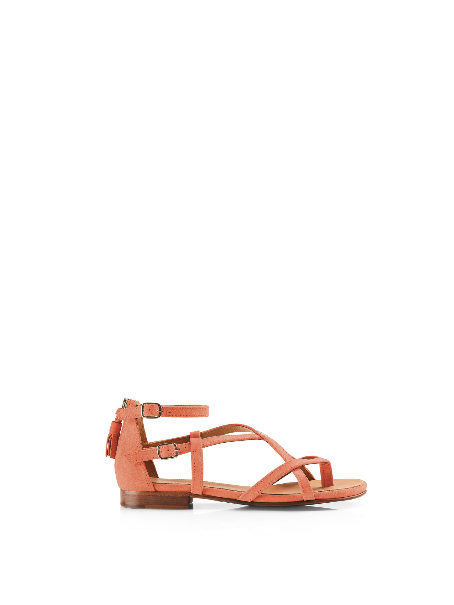 Brancaster Sandal - Melon Suede