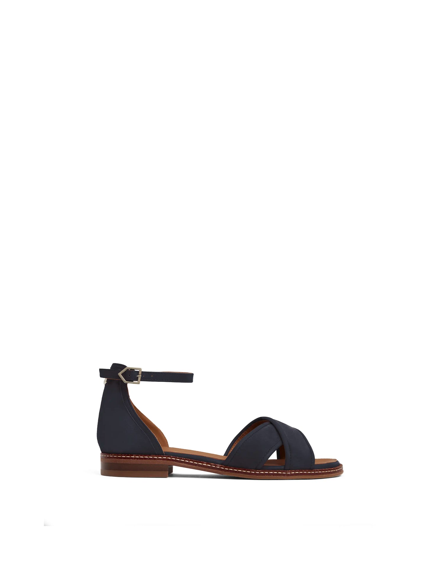 Valencia Sandal - Navy Suede