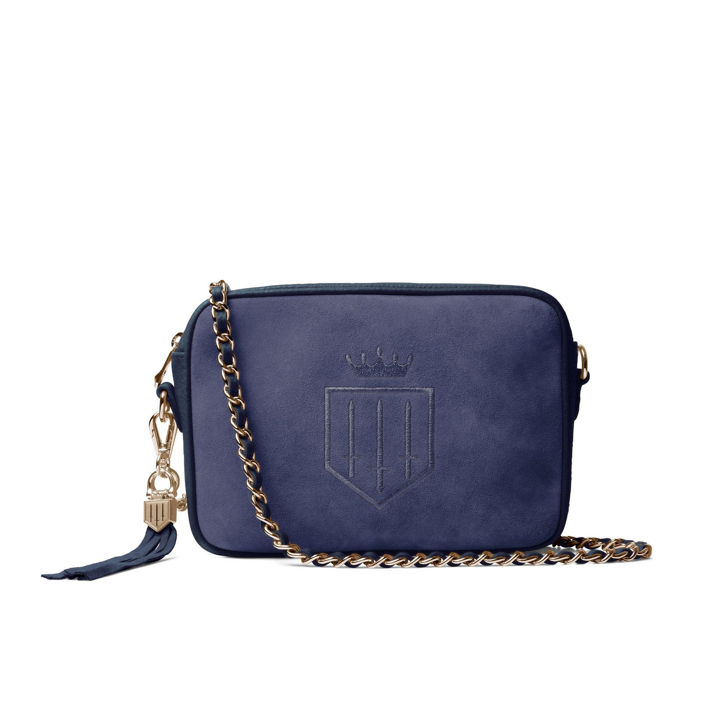 Finsbury Cross Body Bag Ink Suede - PREMIUM STOCKIST EXCLUSIVE