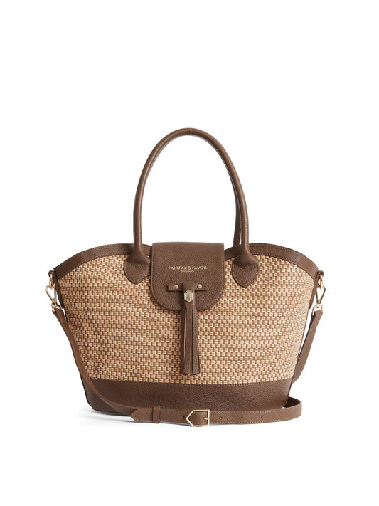 Windsor Basket Bag - Tan Leather