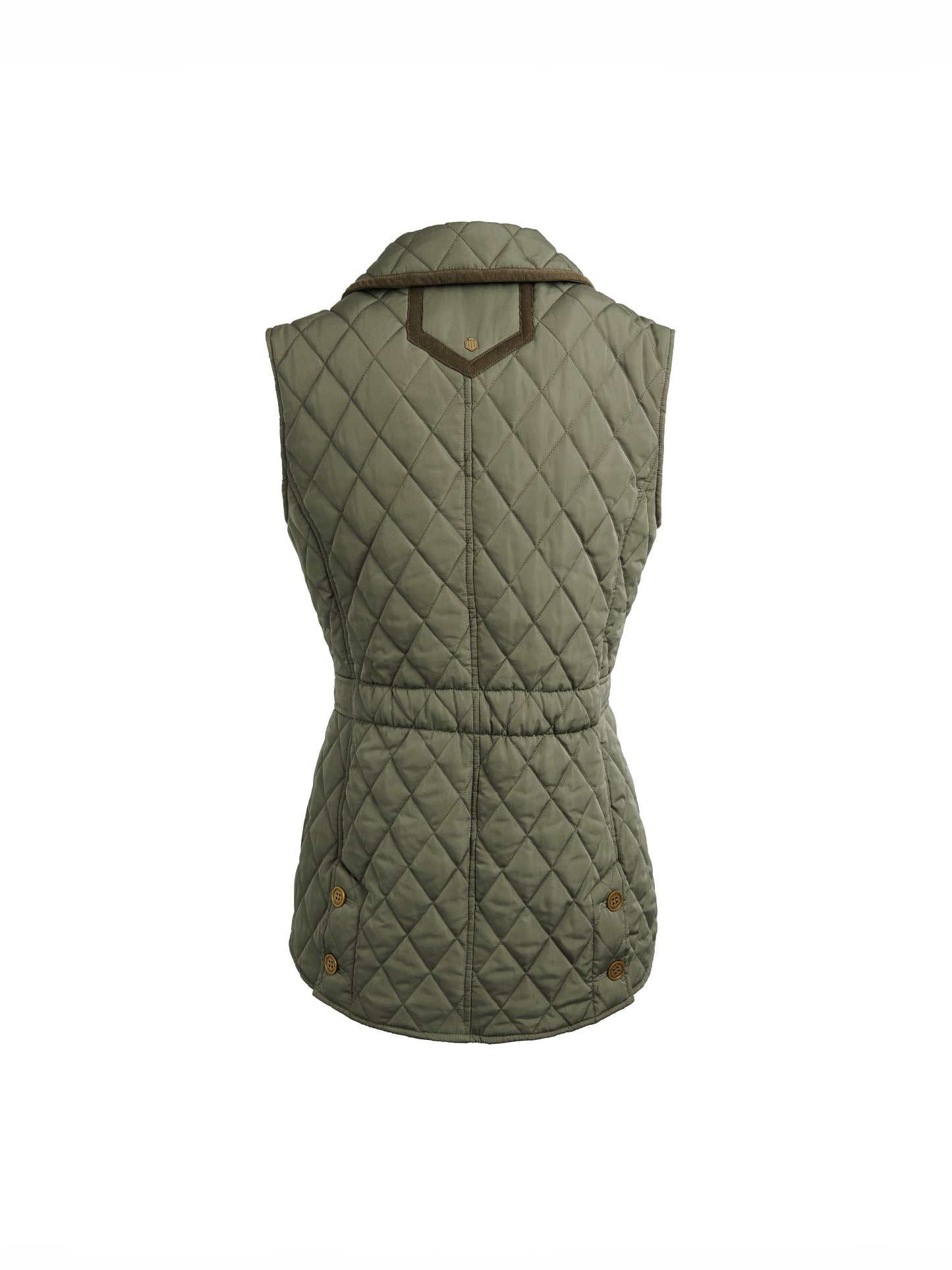 The Bella Quilted Gilet - Sage