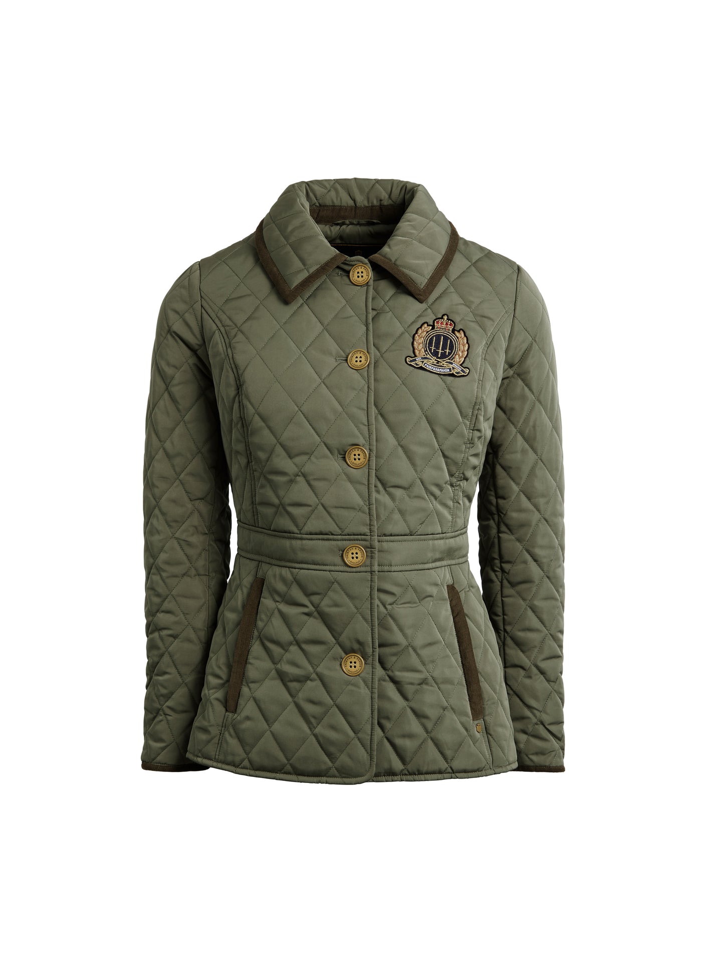 The Bella Quilted Jacket - Sage